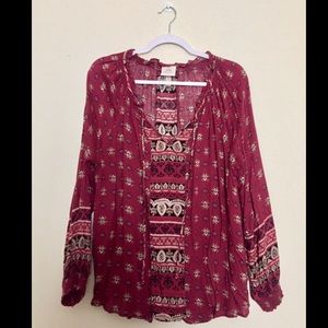 Tribal print blouse